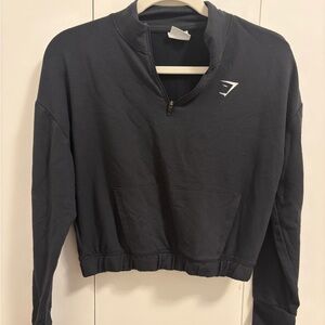 Gym Shark Black Women's Half-Zip Top